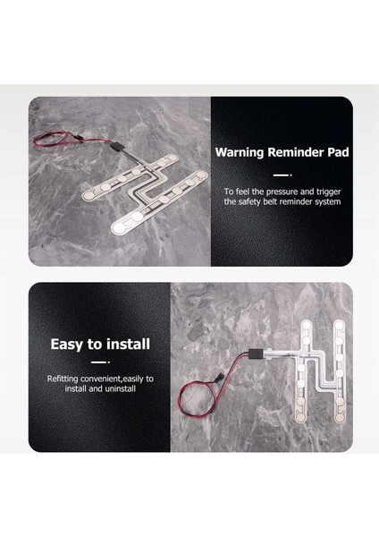 Evrensel Araba Koltuğu Basınç Sensörü Emniyet Kemeri Uyarı Hatırlatma Pedi Dolu Oturma Alarmı Aksesuarı A (Yurt Dışından) fırsatları
