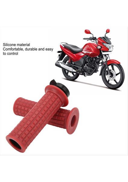 Gy6 50CC 80CC 125CC 150CC Motosiklet Gidonu Kırmızı Için 22 mm Motosiklet Gidonu Gaz Kelebeği Tutacağı Sol Sağ Taraf (Yurt Dışından) indirimleri