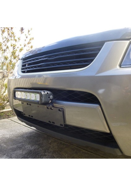 Adet Ön Tampon Plaka Montaj Braketi Kamyon Off-Road Suv 4x4 4WD LED Işıklar Plaka Montaj Braketi Tutucu LED Işık Çubuğu, LED Çalışma Işıkları Evrensel Taban (Yurt Dışından) fiyatları