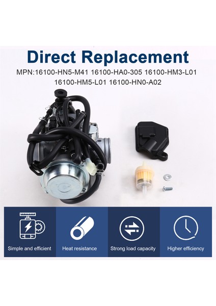 Honda Atv Motosikleti ATC250SX TRX250 TRX300FW Için Karbüratör Karbüratörü (Yurt Dışından) fırsatları