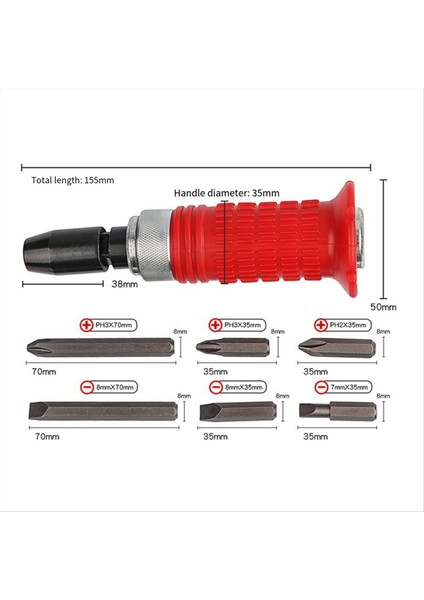 7 Parçalı Darbeli Tornavida Seti Darbeli Tornavida Darbeli Tornavida (Yurt Dışından) modelleri
