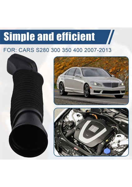 Mercedes-Benz S280 300 350 400 2007-2013 A2720900982 Sol Motor Hava Giriş Hortumu Hava Filtresi Giriş Hortumu (Yurt Dışından) fırsatları