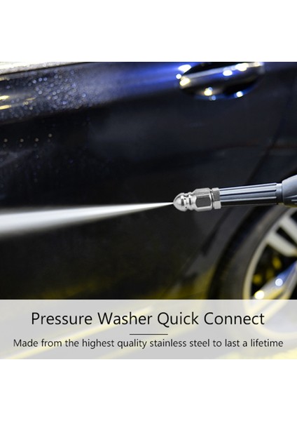 Basınçlı Yıkayıcı Için 1/4 Inç Hızlı Bağlantılı Kanalizasyon Jetter Nozulu - Tıkanıklık Giderici, 1 Ön ve 6 Arka Jet (Yurt Dışından) indirimleri