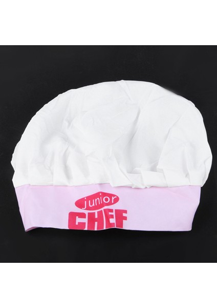 Çocuk Şef Şapkası Önlüğü Yemek Pişirme Fırıncılık Şefleri Junior Hediyesi (Pembe) (Yurt Dışından) indirimleri