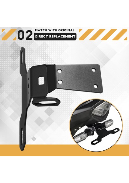 Honda CBR500R 2020-2021 Için Motosiklet Ruhsat Sahibi Arka Braketi (Yurt Dışından) indirimleri