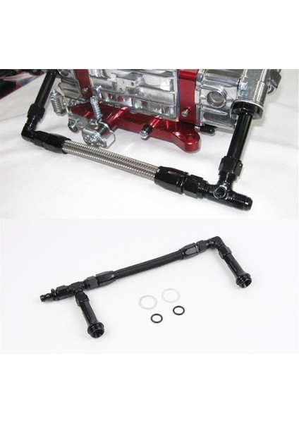 An6 Çift Beslemeli Karbüratör Örgülü Naylon Yakıt Hattı Çift Pompalı Saatsiz 4150 Holley Karbüratör 7/8ın-20 Dişli Ual Besleme (Yurt Dışından) indirimleri