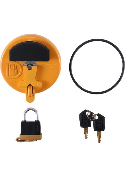 Caterpillar Cat Dozer Ekskavatör D6R D5C 311D 312D 320C 320D 321D 323D Için Kilitli Yakıt Deposu Kapağı 7X7700 (Yurt Dışından)