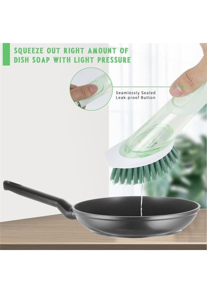 Sabunluk Fırçası Seti ve 4 Yedek Başlık Yeşil (Yurt Dışından) fırsatları