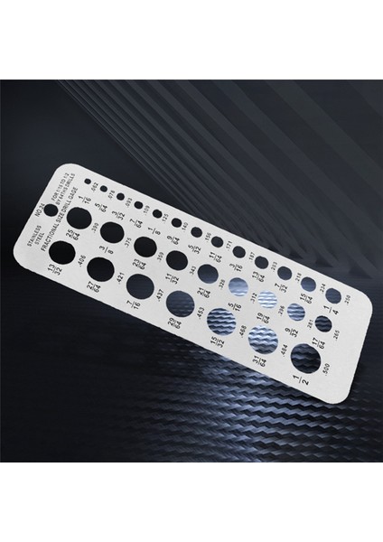 Çap Ölçer Paslanmaz Çelik Çap Ölçer Tel Kalınlığı Ölçer Test Cihazı Cetvel Kendin Yap Matkap Ölçüm Ölçer Aleti (Yurt Dışından) fiyatları