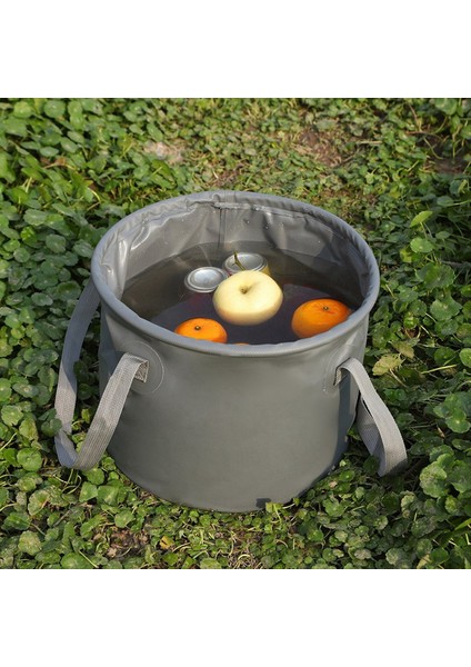 Açık Hava Taşınabilir Katlanır Kova Taşınabilir Balıkçılık Gri B (Yurt Dışından) modelleri