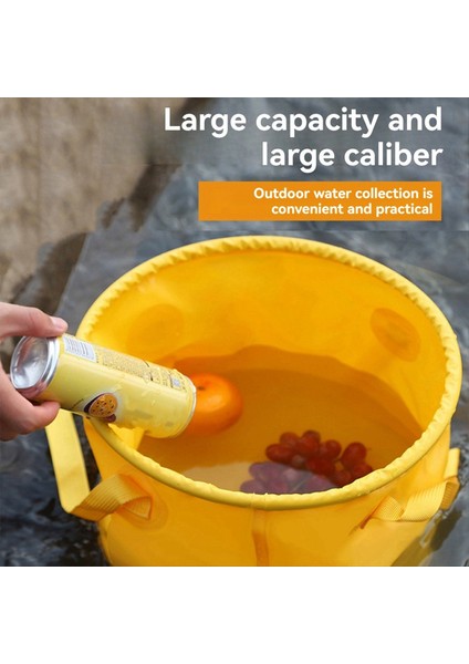 Açık Hava Taşınabilir Katlanır Kova Taşınabilir Balıkçılık Gri B (Yurt Dışından) indirimleri