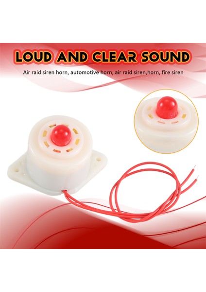 Bj-3 AC220V Endüstriyel LED Flaşör Kırmızı Alarm Sireni Buzzer 100DB Beyaz (Yurt Dışından) indirimleri