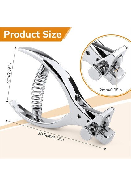 Kumaş Dikişi Için Desen Çentik Açma Aleti Kumaş Için Desen Pensesi Profesyonel Delgeç Çentik Açma Pensesi, 2mm (Yurt Dışından) fırsatları