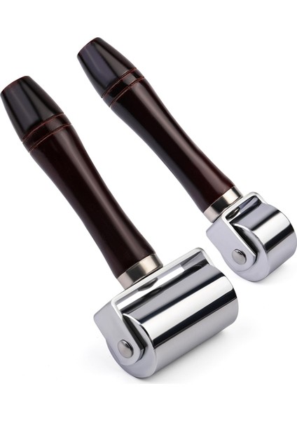26MM+60MM Deri Pres Kenar Silindiri, Ahşap Saplı Deri Rulo El Sanatları Silindiri, Deri Dikiş Silindiri (Yurt Dışından)