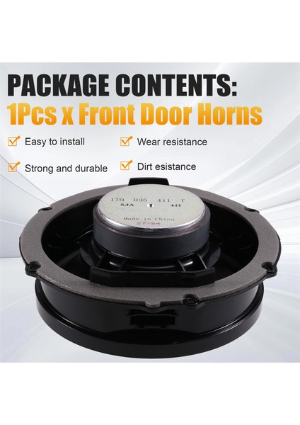 1T0035411T Iç Parçalar Araba Ön Kapı Kornaları ve Alarm Hoparlörü Vw Caddy 2011-2015 Touran 2007-2008 1t0 035 411T (Yurt Dışından) fırsatları