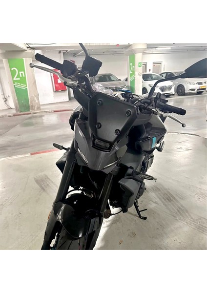 Motosiklet Ön Camı Ön Cam Siperliği Rüzgar Siperi Deflektörü Siyah (Yurt Dışından) indirimleri