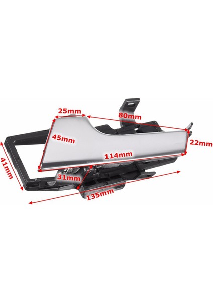 Chevrolet Aveo 2007-2011 Aveo5 2009-2011 Pontiac G3 2009 Için 4 Parça Iç Kapı Kolu 96462710 Araç Tasarımı (Yurt Dışından) indirimleri