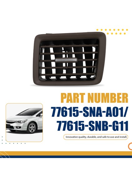 77615-SNA-A01/77615-SNB-G11 Honda Cıvıc 06-11 Araç Klima Çıkışları Izgarası Lhd B Için Ac Klima Havalandırma Çıkışı (Yurt Dışından) indirimleri