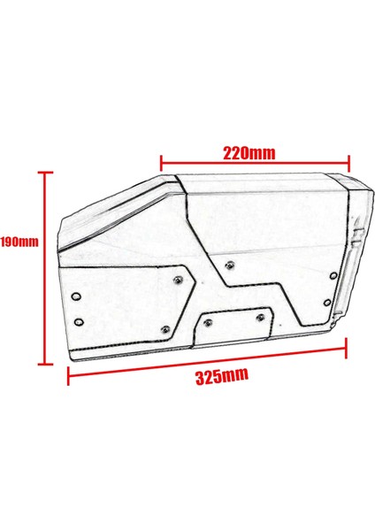 Bmw Su Kuşu R1200G SR1250GS Için Motosiklet Aksesuarları Alet Kutusu Saklama Kutusu (Yurt Dışından) indirimleri