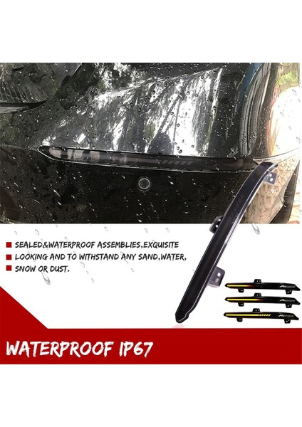 Honda Accord Için Dumanlı Lens LED Arka Tampon Reflektörlü Arka Lambalar (Yurt Dışından) fırsatları