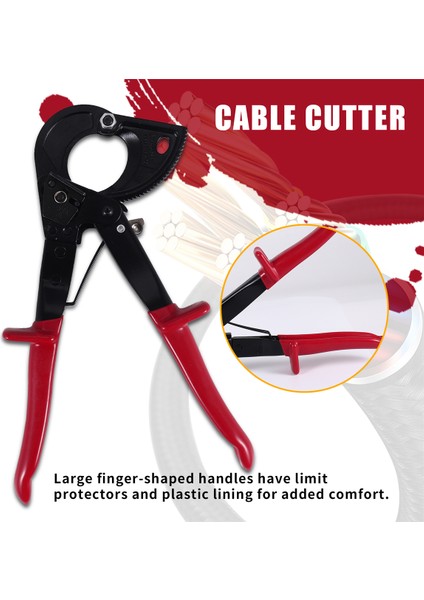 HS-325A 240MM2 Cırcırlı Cırcırlı Kablo Kesici Almanya Tasarım Tel Kesici (Yurt Dışından) indirimleri