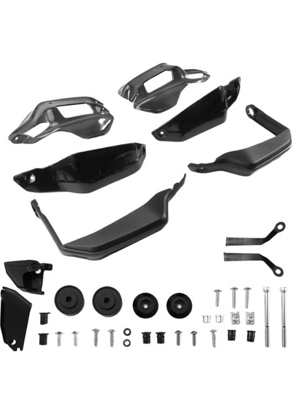 Motosiklet El Koruyucu ve Ön Cam Koruyucu Siyah ve Gri (Yurt Dışından) indirimleri