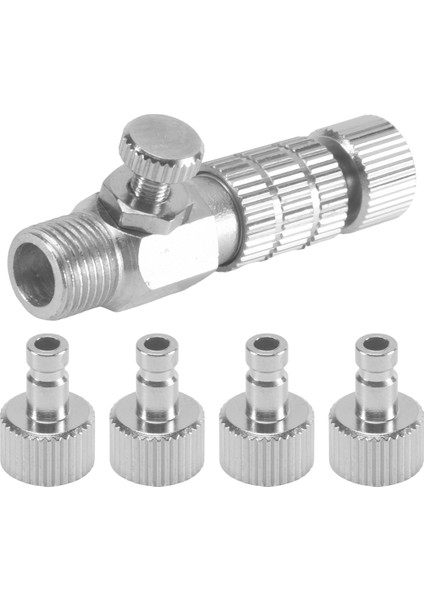 Dayanıklı Airbrush Hızlı Çıkarma Bağlantı Parçası Bağlantı Adaptörü Standart 1/8 Inç Fiş Bağlantı Parçası (Yurt Dışından)