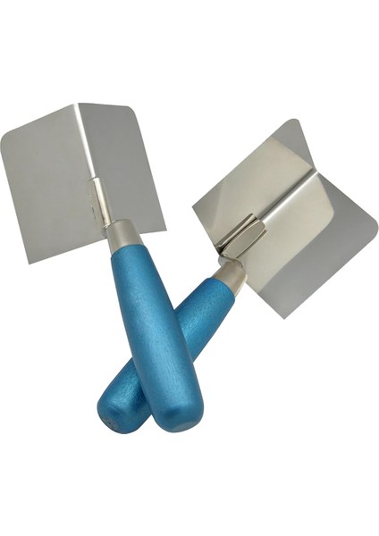 Parça Köşe Alet Seti, Yumuşak Tutacaklı Iç Köşe Bıçağı ve Dış Köşe Bıçağı, Sıvama, Tuğla Örme ve Köşe (Yurt Dışından)