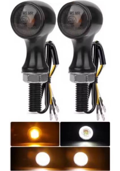 2 Adet Motosiklet 12V Dönüş Sinyal Lambası (Yurt Dışından) indirimleri