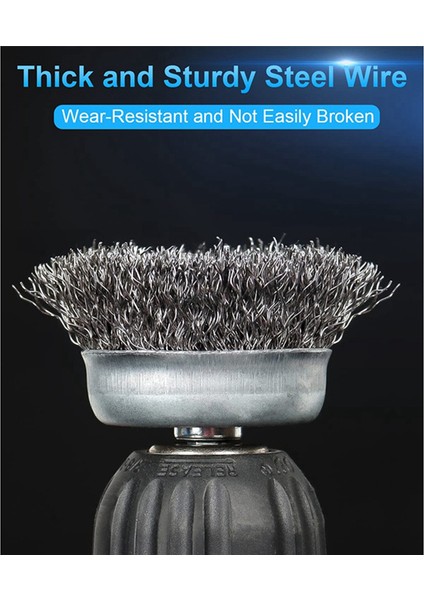 Pas Giderme, Korozyon ve Yüzeyleri Ovma Için 15'li Karbon Çelik Tel Fırça, Fincan Fırça ve Kalem Fırça Seti (Yurt Dışından) fırsatları
