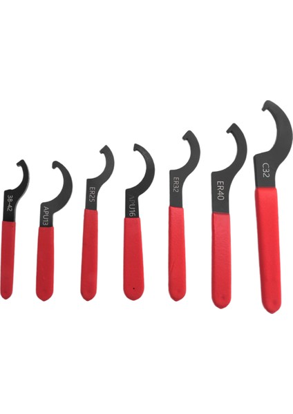 Coilover Anahtar, 7 Parça Kaymaz Anahtar Seti, Profesyonel Üniversal Kauçuk Saplı Anahtar Aracı (Yurt Dışından)