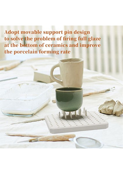 Seramik Refrakter Ped, 96 Nokta Çubuk Ayaklı Seramik Fırını Seramik Refrakter Destek Pedleri Seramik Refrakter Destek Pedleri (Yurt Dışından) indirimleri