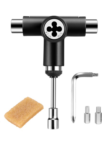 Skate Tool Entegrasyonu Çok Fonksiyonlu Ratchet Kaykay Aleti ve Kaykay Tutma Bandı Silgi Seti (Yurt Dışından) fiyatları