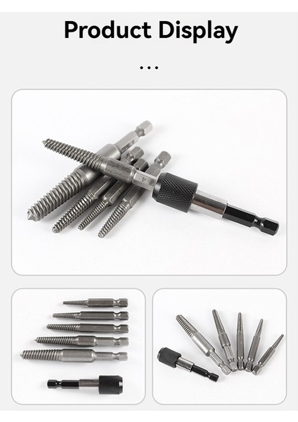 5 Parça Hasarlı Çıkarıcı Matkap Ucu Seti Altıgen Şaft Hasarlı Cıvata Vida Saplama Çıkarıcı Çıkarıcı Alet Seti Sürgülü Çıkarıcı (Yurt Dışından) modelleri