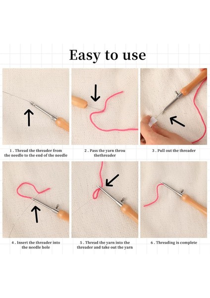 5 Adet Delme Iğnesi Aleti, Delme Iğnesi Kiti Metal Delme Iğnesi Delme Iğnesi Iplik Geçirici Delme Iğnesi Seti 2,5/3,5/5 mm (Yurt Dışından) modelleri