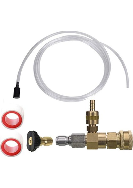 Ayarlanabilir Kimyasal Enjektör Kiti, Basınçlı Yıkayıcı Için Sabun Kimyasal Enjektörü, 3/8 Inç Hızlı Bağlantı (Yurt Dışından)