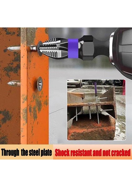 Yüksek Sertlik ve Güçlü Manyetik Uç, 6 Adet Kaymaz ve Darbeye Dayanıklı Uçlar ve Tornavida Uçları, Manyetik Uç Seti (Yurt Dışından) fırsatları