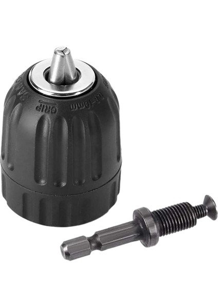 Adet El Sıkmalı Mandren Seti Adaptörü Ağır Hizmet Tipi 10MM Anahtarsız Matkap Mandren Adaptörü Donanım Aletleri (Yurt Dışından)