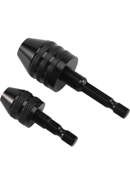 Adet Altıgen Şaftlı Anahtarsız Matkap Mandren, Tornavida Dönüştürücü Matkap Adaptörü Hızlı Değişim Matkap Ucu Aracı (0,6-8 Mm, 0,3-3,6 Mm) (Yurt Dışından) fırsatları