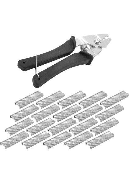 Adet Domuz Halkası Pense Aleti ve 600 Adet M Klips Tavuk Kafesi Tel Örgü Sıkma Lehim Bağlantı Kaynak Onarım Aletleri (Yurt Dışından) fiyatları