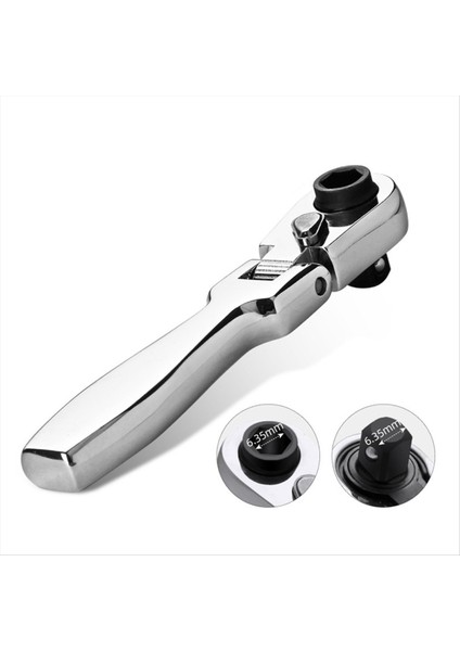 2'si 1 Arada Düz Saplı Cırcırlı Anahtar 1/4 Çift Uçlu (Yurt Dışından) fiyatları