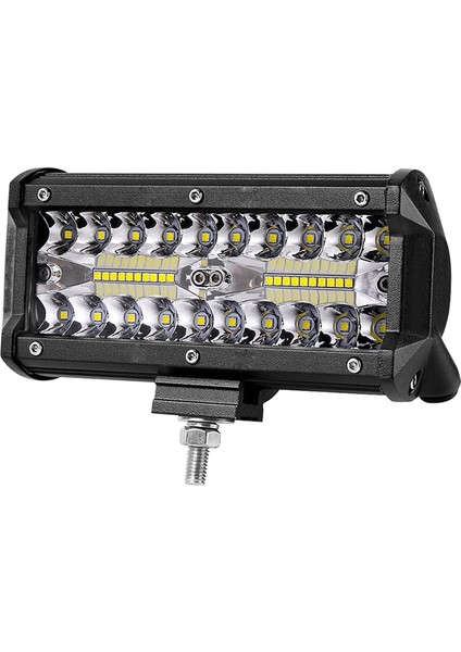 7 Inç 120W Kombo LED Işık Çubukları Noktasal Su Baskını Işını Iş Sürüşü Offroad Tekne Araba Traktör Kamyon 4x4 Suv Atv 12V 24V (Yurt Dışından)