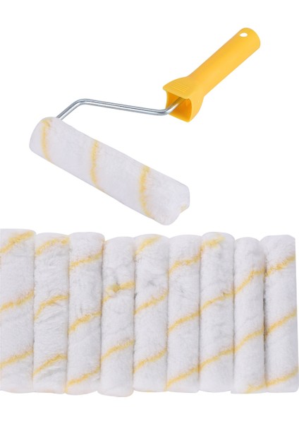 11 Parça 6 Inç Köpük Rulo Fırça Seti Boya Rulosu Yedekleri Boya Rulosu Kılıfları Ev Tamir Boya Rulosu Kitleri (Yurt Dışından) fırsatları