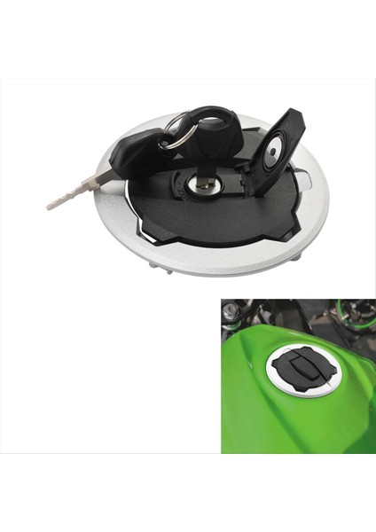 Kawasaki Ninja 400 500 650 Için Anahtarlı Yakıt Deposu Kapağı Kapağı (Yurt Dışından) modelleri