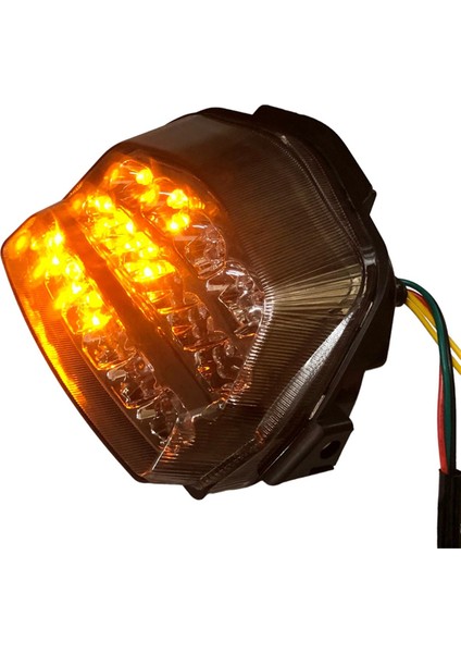 Honda CBR1000RR Cbr 1000RR 2008-2016 Motor Fren Arka Lambası Siyah Için Motosiklet LED Dönüş Sinyali Arka Lambası (Yurt Dışından) modelleri