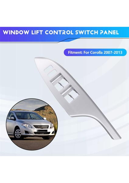 Toyota Corolla 2007-2013 Için Sol Ön Sol Direksiyon Elektrikli Cam Kaldırma Kontrol Anahtarı Paneli Kapak Çerçevesi (Yurt Dışından) fırsatları