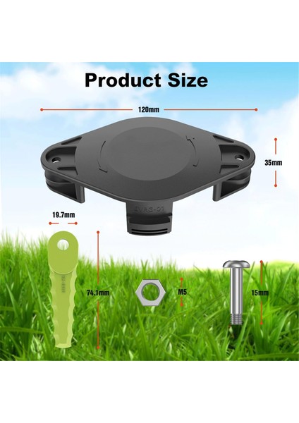 Ryobi 18V, 24V ve 40V RY40210, RY40210A Düzelticiler Için 10 Hızlı Yükleme Bıçağına Sahip Plastik Bıçaklı Düzeltici Kafası (Yurt Dışından) modelleri