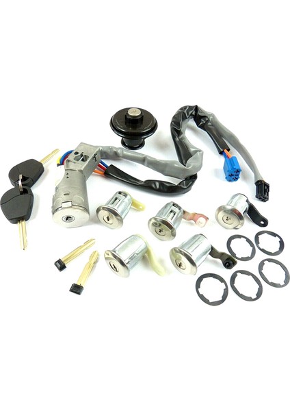 Peugeot Partner Citroen Berlingo 4162.CF 4162CF Için Kontak Kapı Kilidi Anahtarı Yakıt Deposu Kapağı Kapı Kilidi Silindir Seti (Yurt Dışından) fiyatları