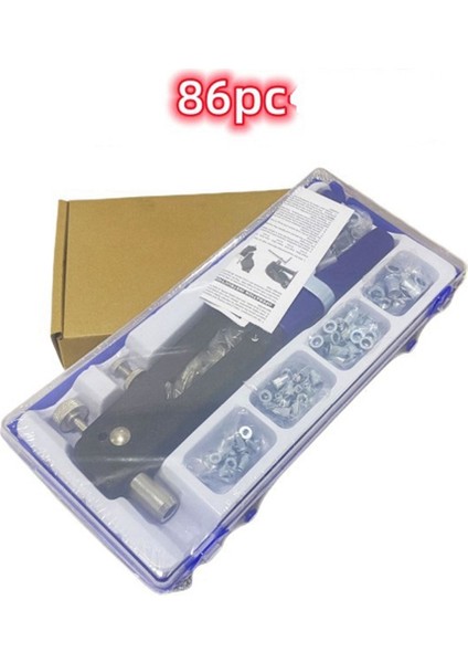 86 Parçalı Perçin Pensesi Seti, Perçin Pensesi, Profesyonel Perçin Makinesi, Alet Kutusuyla Birlikte Ağır Perçin Somunu Makinesi (Yurt Dışından) modelleri