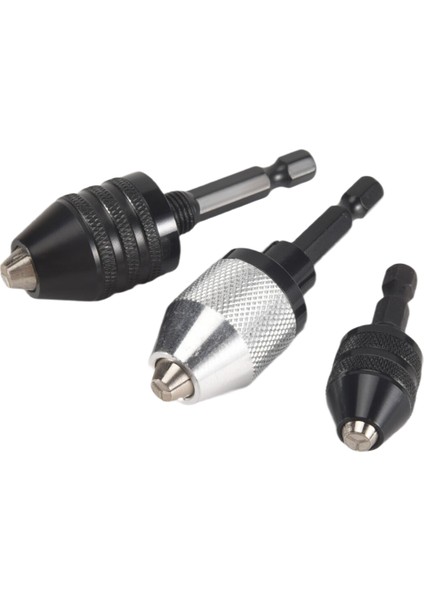 3 Adet 1/4 Inç Altıgen Şaftlı Anahtarsız Matkap Mandren Hızlı Değişim Adaptörü Dönüştürücü Darbeli Matkap Uçları, Elektrikli Alet Aksesuarları (Yurt Dışından) modelleri